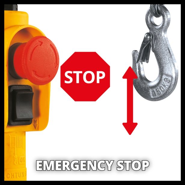 EL. DVIGALO Z ŽIČNO VRVJO EINHELL TC-EH 250 200KG / 5.7M VIŠINE