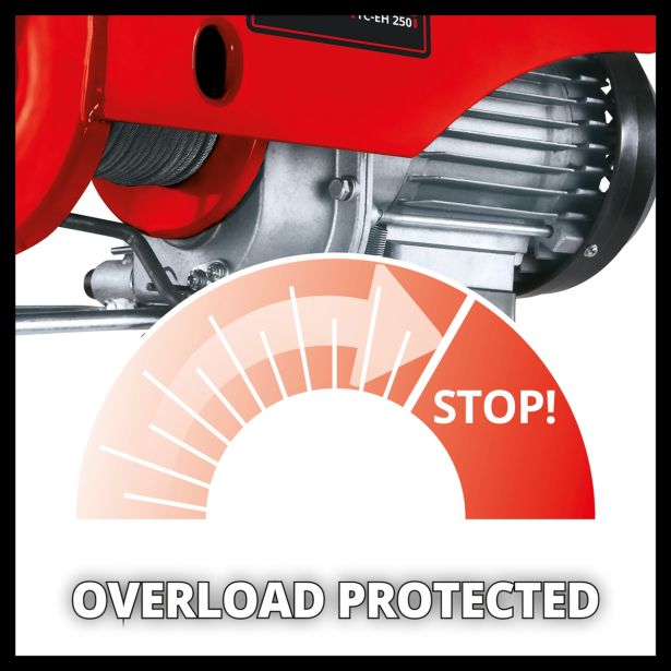 EL. DVIGALO Z ŽIČNO VRVJO EINHELL TC-EH 250 200KG / 5.7M VIŠINE