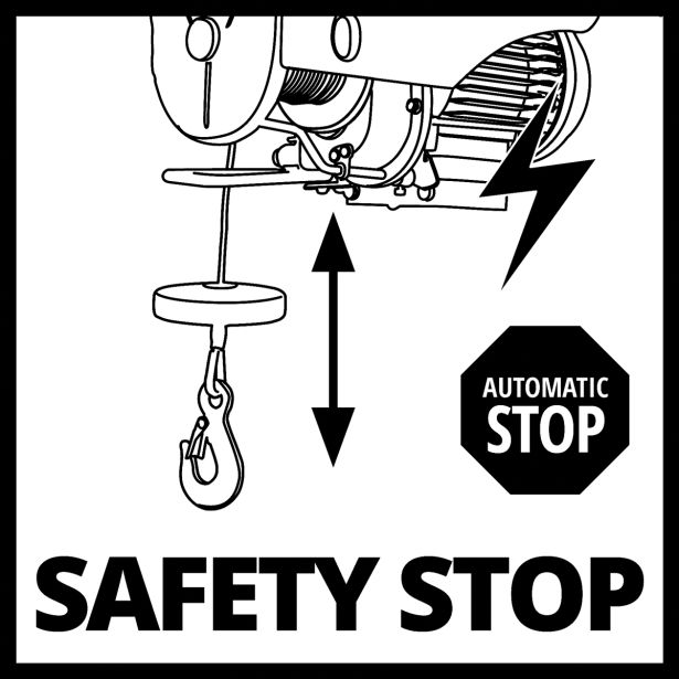 EL. DVIGALO Z ŽIČNO VRVJO EINHELL TC-EH 250 200KG / 5.7M VIŠINE