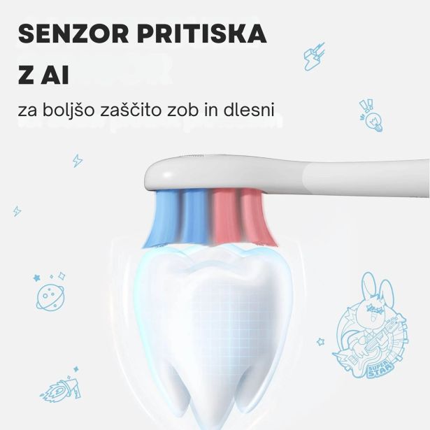 ELEKTRIČNA ZOBNA ŠČETKA OCLEAN EASE KIDS MODRA