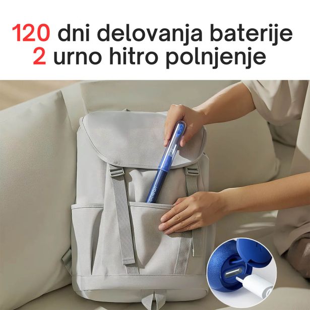 ELEKTRIČNA ZOBNA ŠČETKA OCLEAN EASE MODRA