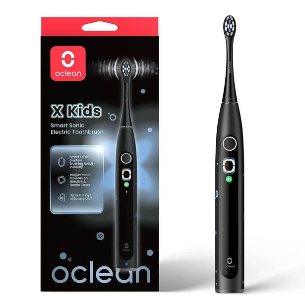 ELEKTRIČNA ZOBNA ŠČETKA OCLEAN X KIDS ČRNA