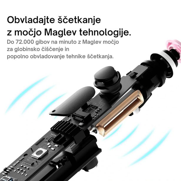 ELEKTRIČNA ZOBNA ŠČETKA OCLEAN X KIDS SET ROZA