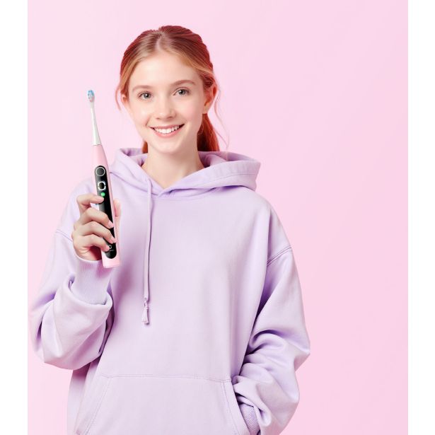ELEKTRIČNA ZOBNA ŠČETKA OCLEAN X KIDS SET ROZA