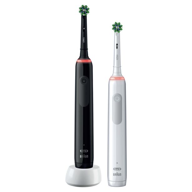 ELEKTRIČNA ZOBNA ŠČETKA ORAL-B PRO3 3900 ACTION DUO PACK
