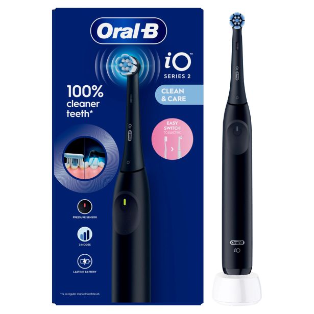 ELEKTRIČNA ZOBNA ŠČETKA ORALB IO2 ČRNA