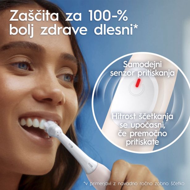 ELEKTRIČNA ZOBNA ŠČETKA ORALB IO2 ROZA