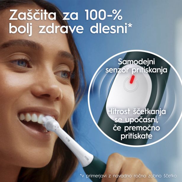 ELEKTRIČNA ZOBNA ŠČETKA ORALB IO2 ZELENA
