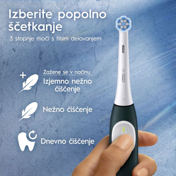 ELEKTRIČNA ZOBNA ŠČETKA ORALB IO2 ZELENA