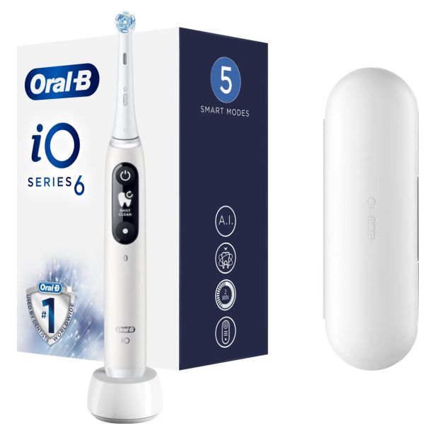 ELEKTRIČNA ZOBNA ŠČETKA ORALB IO6 BELA