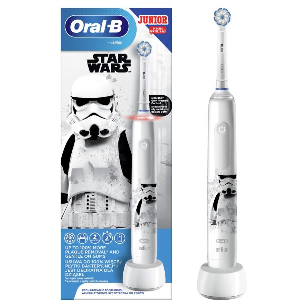 ELEKTRIČNA ZOBNA ŠČETKA ORALB JUNIOR STAR WARS