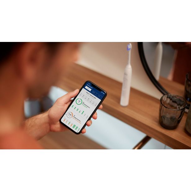 ELEKTRIČNA ZOBNA ŠČETKA SONICARE HX7410/02 BELA