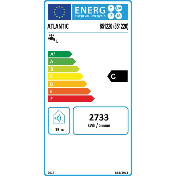 GRELNIK VODE, BOJLER, ELEKTRIČNI ATLANTIC O'PRO CLASSIC 80