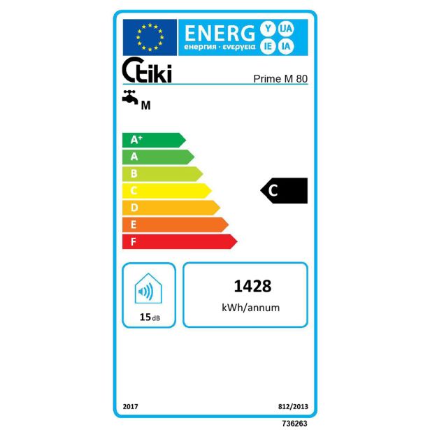 ELEKTRIČNI GRELNIK VODE TIKI PRIME M 80