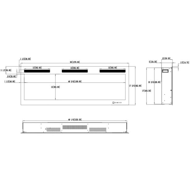 ELEKTRIČNI KAMIN AFLAMO MAJESTIC PRO 128
