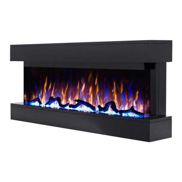 ELEKTRIČNI KAMIN AFLAMO MODENA ČRN