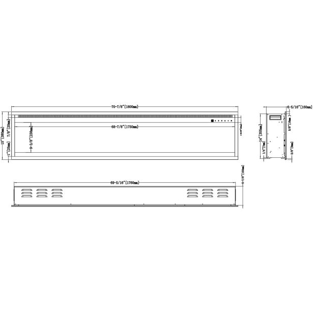 ELEKTRIČNI KAMIN AFLAMO ROYAL PRO 160