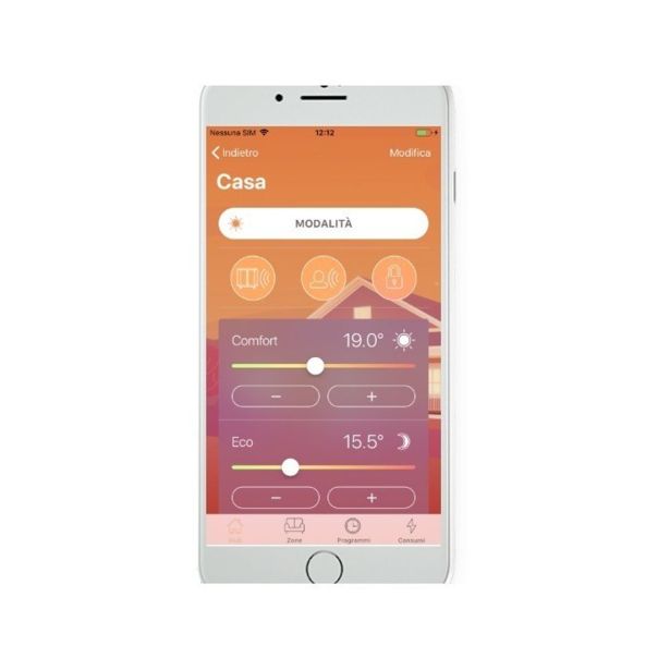 ELEKTRIČNI RADIATOR RADIALIGHT ICON WHITE WIFI 2000 W