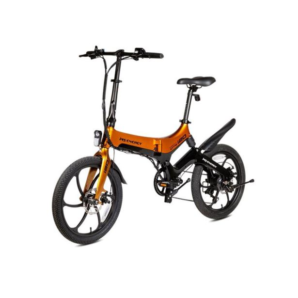 ELEKTRIČNO KOLO MS ENERGY I20 ORANŽEN, ČRN