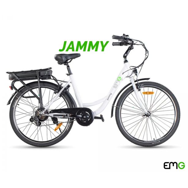 ELEKTRIČNO KOLO TREVI EMG JAMMY CESTNO/MESTNO 26". 250W BELA