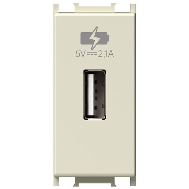 ELEMENT ELEKTRONIKE MODUL POLNILNIK USB 5V 2.1A 1M BEŽ