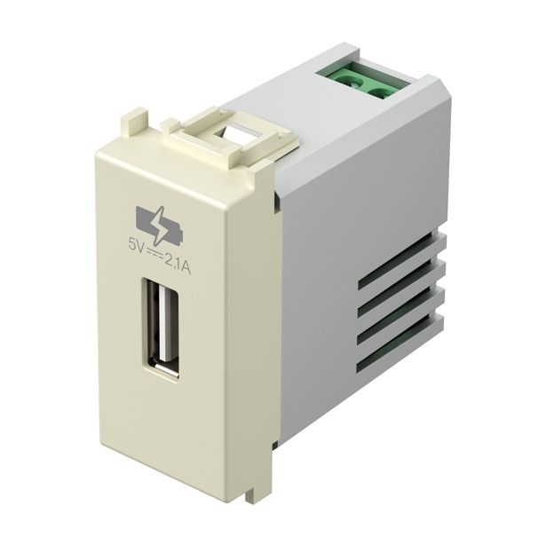 ELEMENT ELEKTRONIKE MODUL POLNILNIK USB 5V 2.1A 1M BEŽ