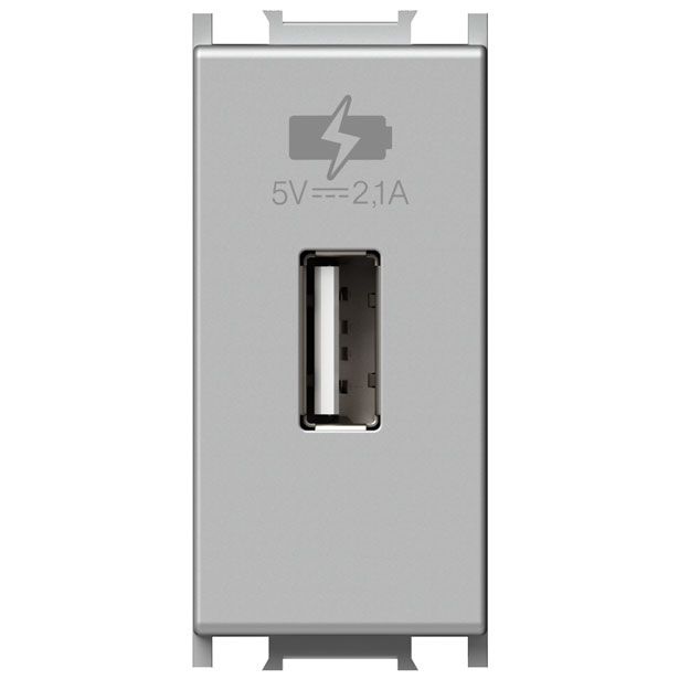 ELEMENT ELEKTRONIKE MODUL POLNILNIK USB 5V 2.1A 1M SREBRN