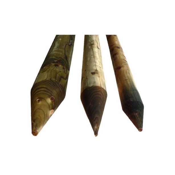 ELEMENT VRTNIH OGRAJ STEBRIČEK FI 8X150 CM SMREKA