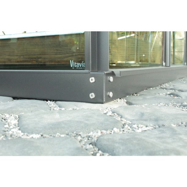 ELEMENT ZA RASTLINJAK VITAVIA JEKLENI OKVIR TEMELJ 9900 6CM. ANTRACITNA