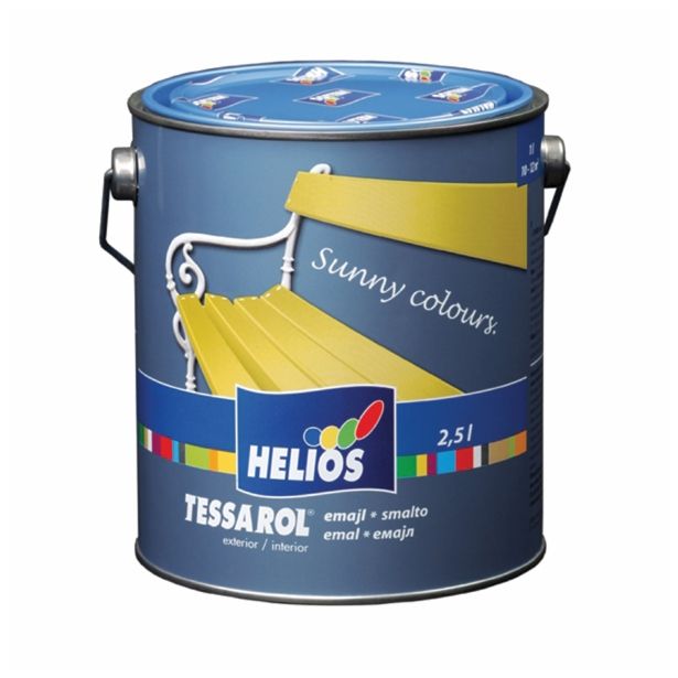 POKRIVNI PREMAZ ZA KOVINO IN LES TESSAROL EMAJL AKRIL BELI 2.6 L