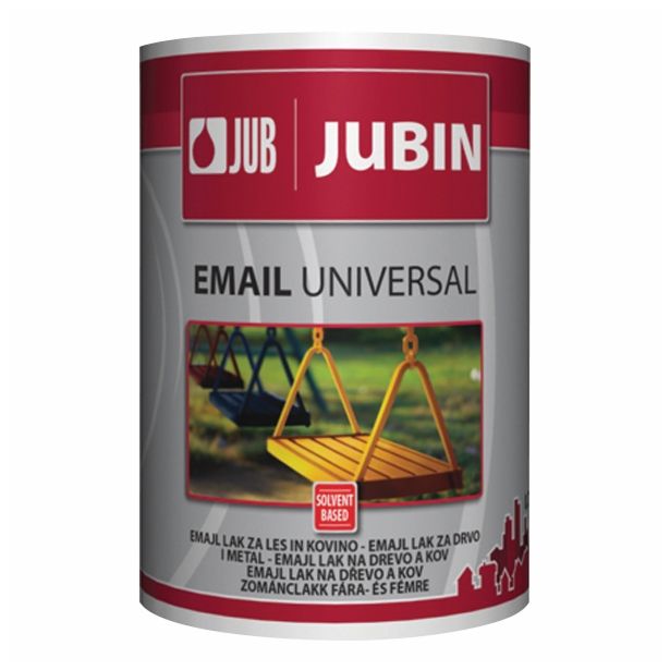 POKRIVNI PREMAZ ZA KOVINO IN LES JUBIN EMAJL UNIVERZAL MODRA 50 0.75 L