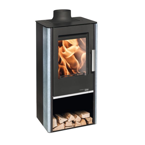 KAMINSKA PEČ HAAS+SOHN ENGADIN ECOAPP 283.15-ST BISERNO ČRNA/MILNICA