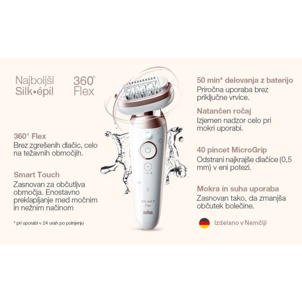 EPILATOR BRAUN SILK-EPIL 9-030 3D