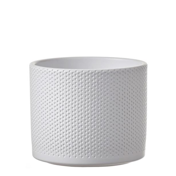 KERAMIČNI NOTRANJI LONEC MICA ERA LONEC BEL VELIKI V14.5XD17.5CM