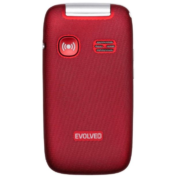 EVOLVEO EASYPHONE FS EP-771 PREKLOPNI TELEFON NA TIPKE ZA STAREJŠE 4G RDEČ