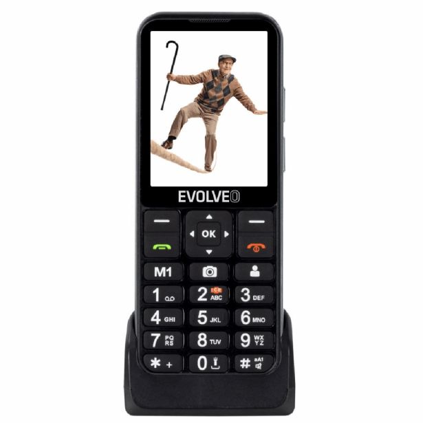 EVOLVEO EASYPHONE LT EP-880 TELEFON NA TIPKE ZA STAREJŠE 4G ČRN