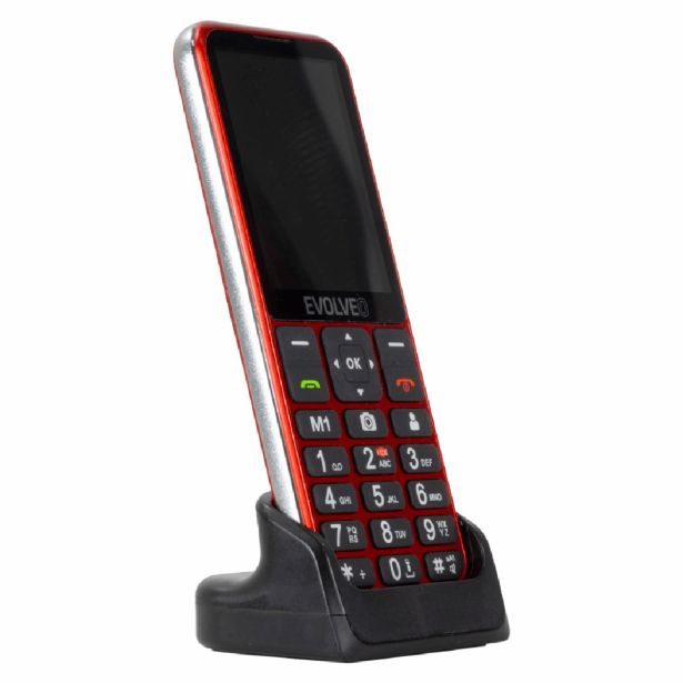 EVOLVEO EASYPHONE LT EP-880 TELEFON NA TIPKE ZA STAREJŠE 4G RDEČ