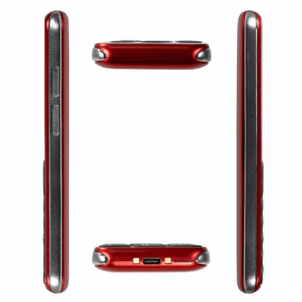 EVOLVEO EASYPHONE LT EP-880 TELEFON NA TIPKE ZA STAREJŠE 4G RDEČ