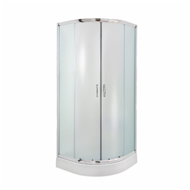 POLKROŽNA KAB.ZA PRHANJE FEROTEHNA EVORA 90 KABINA + KAD KROM ALU PR., KALJ.ST.