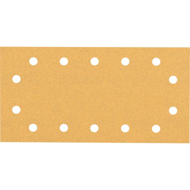 EXPERT C470 BRUSNI PAPIR S 14 LUKNJAMI ZA EKSCENTRIČNE BRUSILNIKE, 115 X 230 MM, G 100, 50 KOSOV