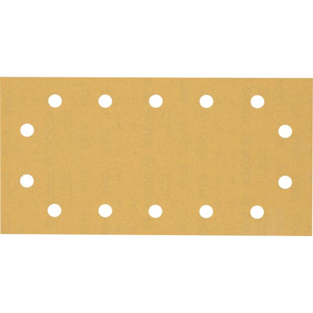 EXPERT C470 BRUSNI PAPIR S 14 LUKNJAMI ZA EKSCENTRIČNE BRUSILNIKE, 115 X 230 MM, G 180, 50 KOSOV