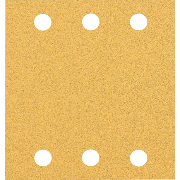 EXPERT C470 BRUSNI PAPIR S 6 LUKNJAMI ZA EKSCENTRIČNE BRUSILNIKE, 115 X 107 MM, G 80, 10 KOSOV