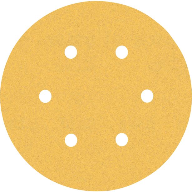 EXPERT C470 BRUSNI PAPIR S 6 LUKNJAMI ZA EKSCENTRIČNE BRUSILNIKE, 150 MM, G 120, 50 KOSOV