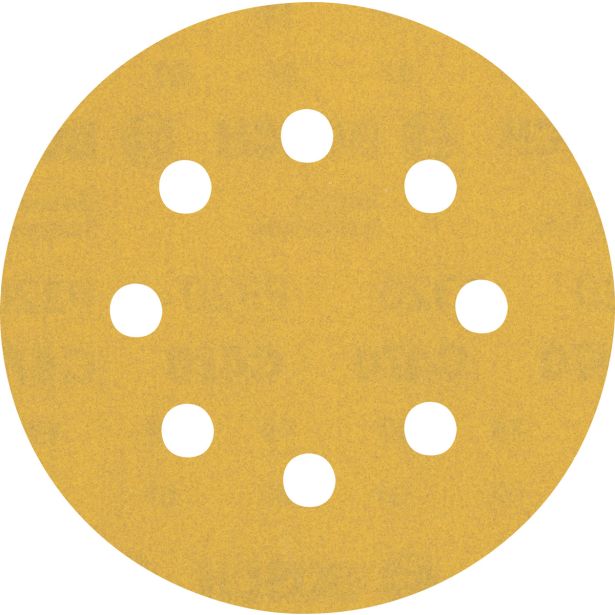 EXPERT C470 BRUSNI PAPIR Z 8 LUKNJAMI ZA EKSCENTRIČNE BRUSILNIKE, 115 MM, G 320, 5 KOSOV