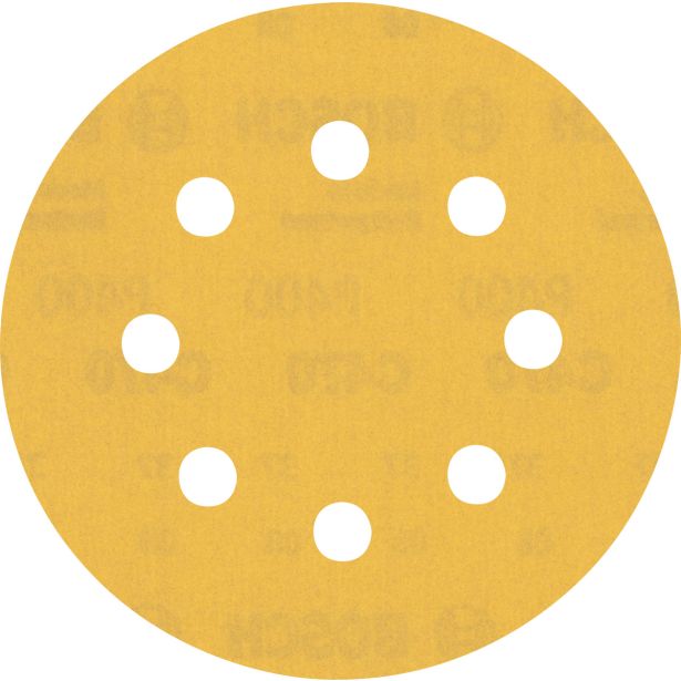 EXPERT C470 BRUSNI PAPIR Z 8 LUKNJAMI ZA EKSCENTRIČNE BRUSILNIKE, 115 MM, G 400, 5 KOSOV