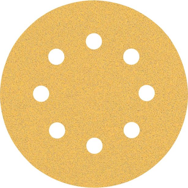 EXPERT C470 BRUSNI PAPIR Z 8 LUKNJAMI ZA EKSCENTRIČNE BRUSILNIKE, 115 MM, G 80, 5 KOSOV