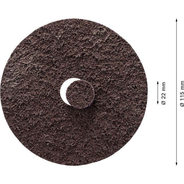 EXPERT N477 SCM BRUSILNA PLOŠČA ZA KOTNE BRUSILNIKE, 115 X 22 MM, GROBA