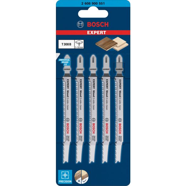 EXPERT 'WOOD 2-SIDE CLEAN' T 308 B LIST ZA VBODNO ŽAGO, 5 KOSOV
