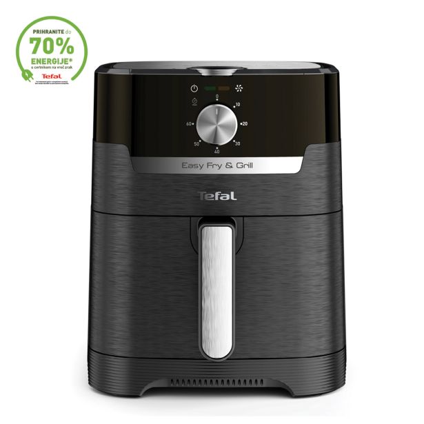 CVRTNIK NA ZRAK TEFAL EASY FRY & GRILL, EY501815, VOLUMEN 4,2 L, PRILAGODLJIVA NASTAVITEV TEMPERATURE, 60-MINUTNI ČASOVNIK