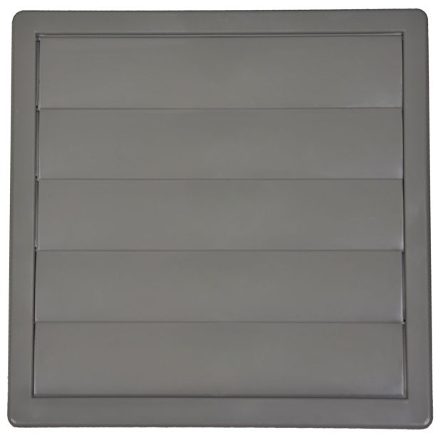 ZRAČNIK BREZ REGULACIJE AIRROXY FASADNI FI 100 SIV Z TEŽ. LOPUTO, 170X175